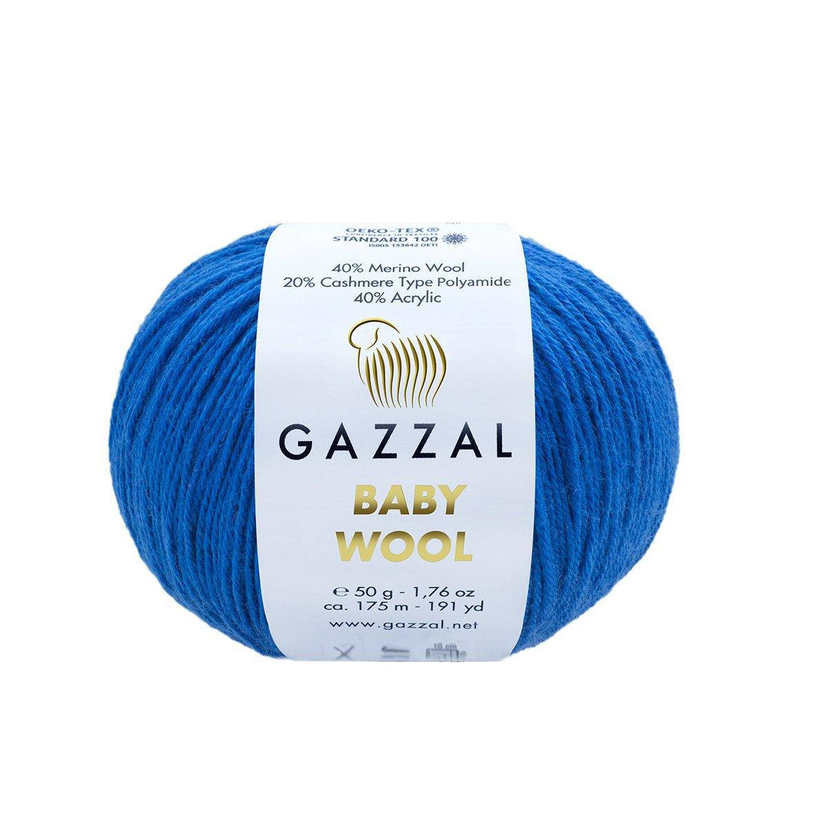 

Gazzal Baby Wool № 802 темно-синий