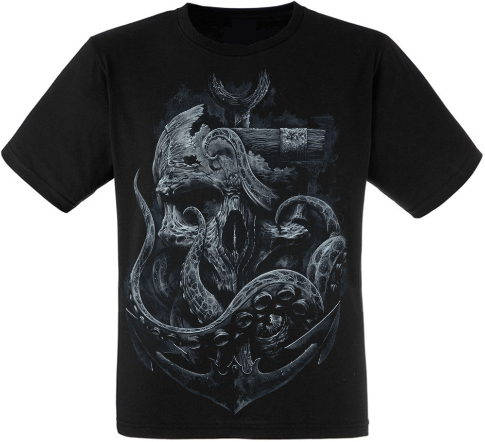 

Футболка Skull, Tentacles, Anchor