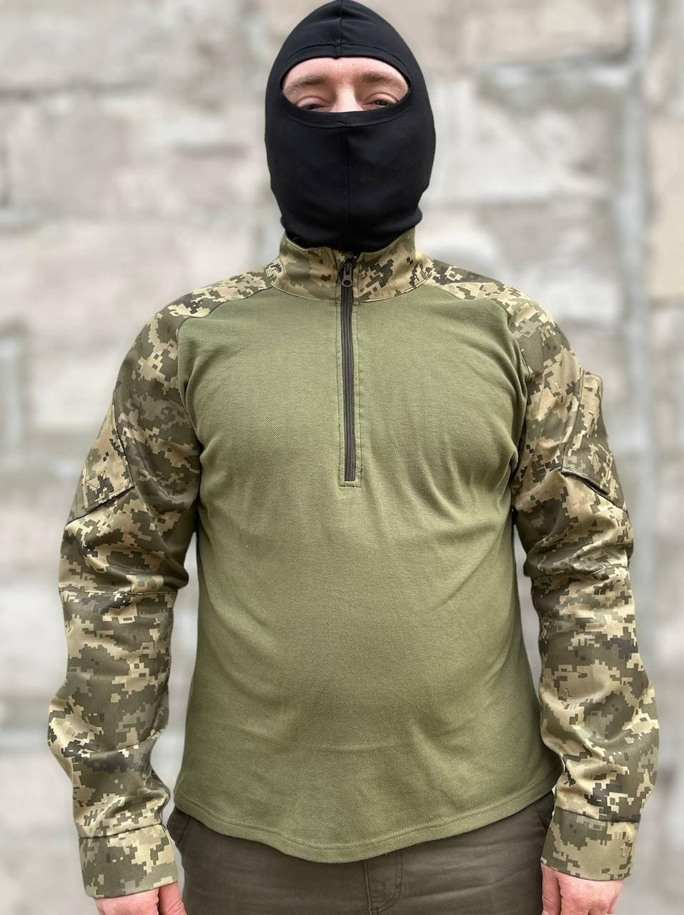

Рубашка тактическая UBACS убакс, Боевая рубашка пиксель, Хаки