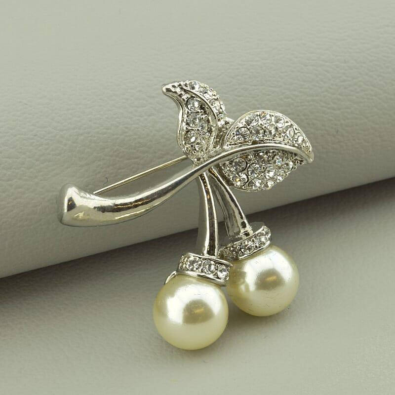 

Брошь Майорка, Фианит