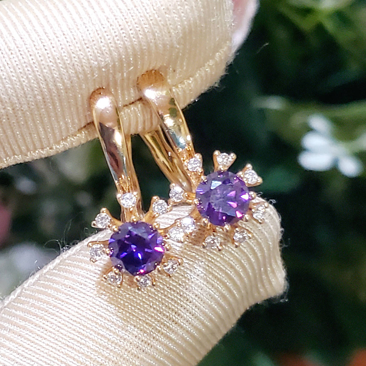 

Серьги Xuping длина 2см ширина 9мм медицинское золото позолота 18К с1199