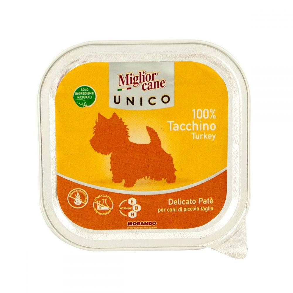 

Morando Miglior Cane Unico Adult Turkey Консервы для собак паштет с индейкой 150 г