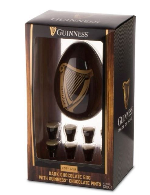 

Шоколадный набор Guinnes Dark Chocolate Egg & Chocolate Pints 215g
