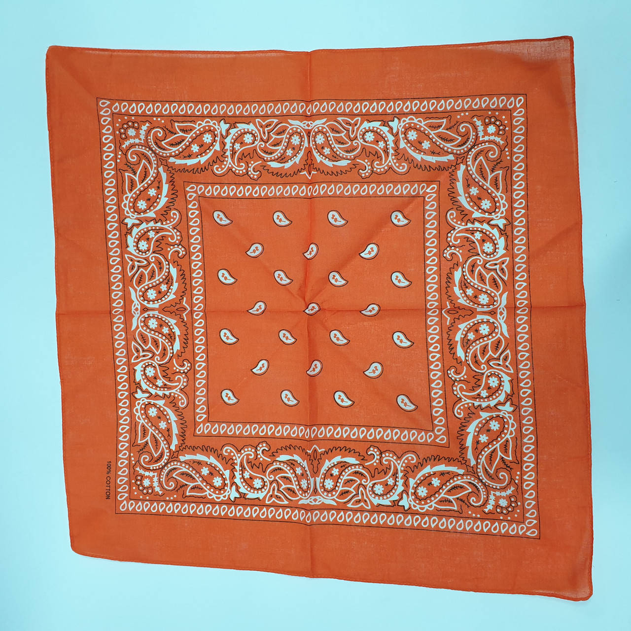 

Бандана турецкий огурец разные цвета оранжевый