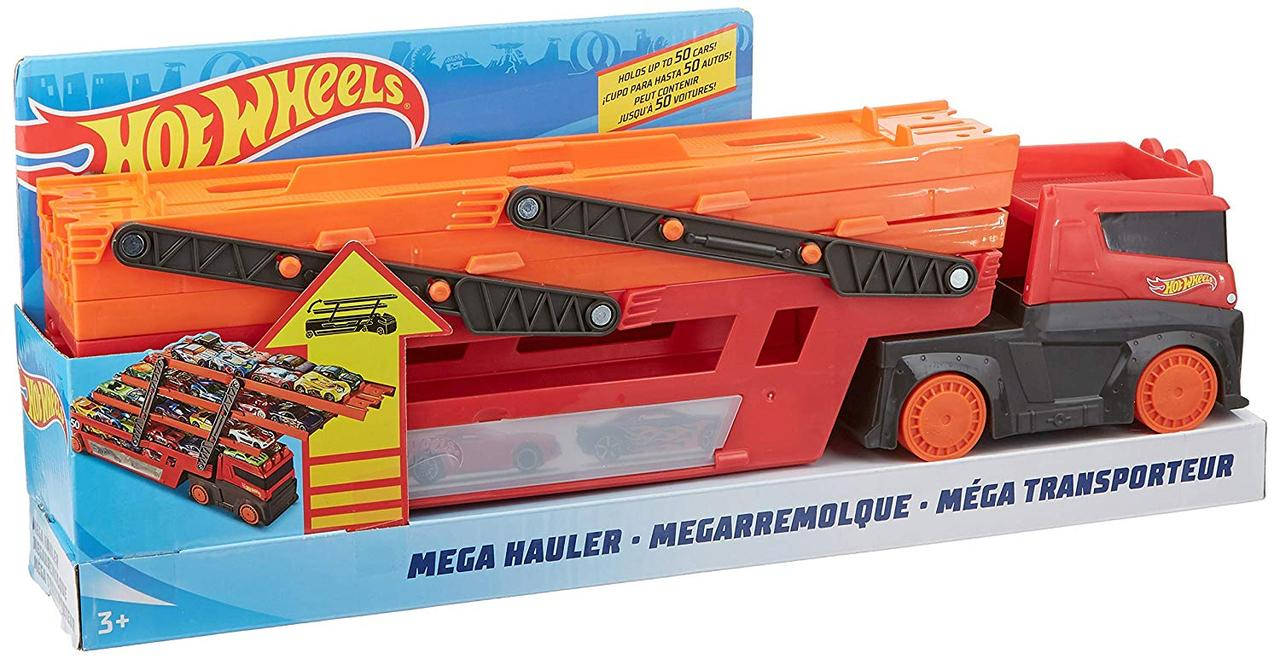 

Трейлер Автовоз Грузовик Hot Wheels Mega Hauler Оригинал (GHR48)