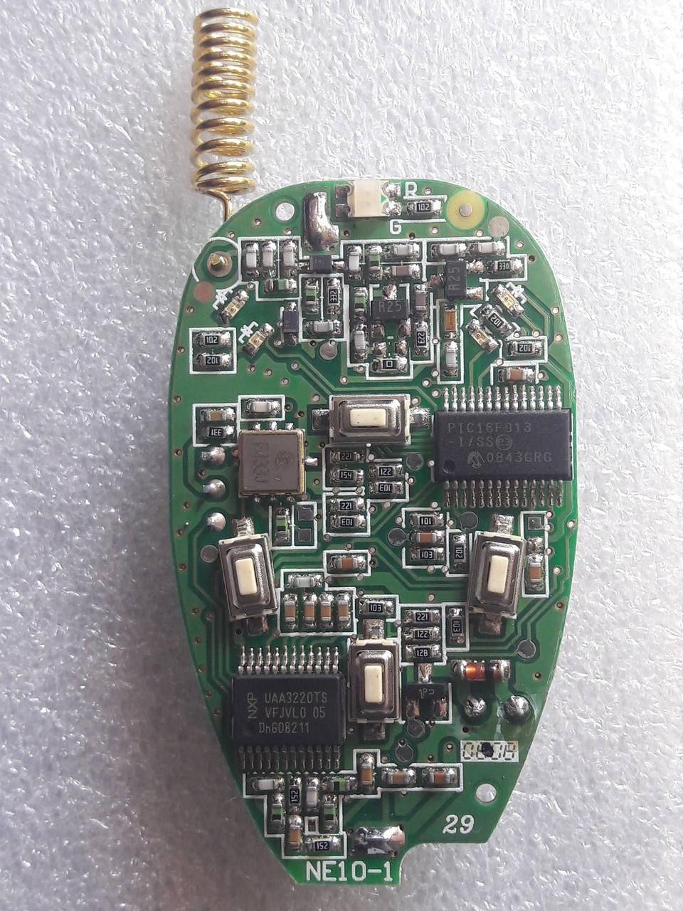 

Плата / брелок Sheriff ZX-725/710/7000HHU