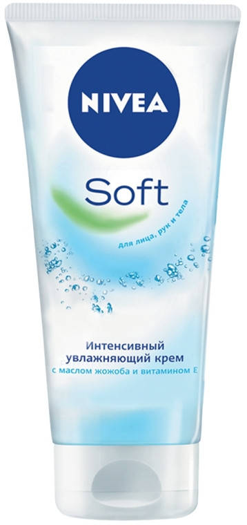 

Крем Nivea Soft інтенсивно зволожуючий для обличчя, рук і тіла 75 мл