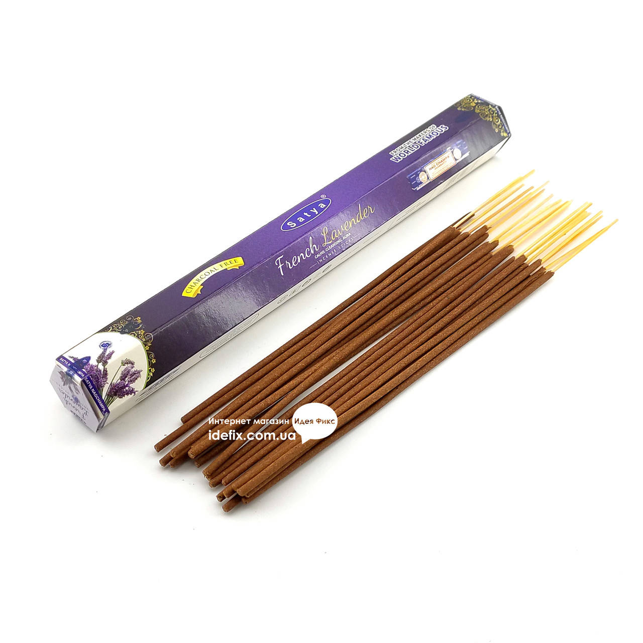 

Благовоние French Lavender Satya 20шт/уп. Аромапалочки Французская Лаванда (34234)