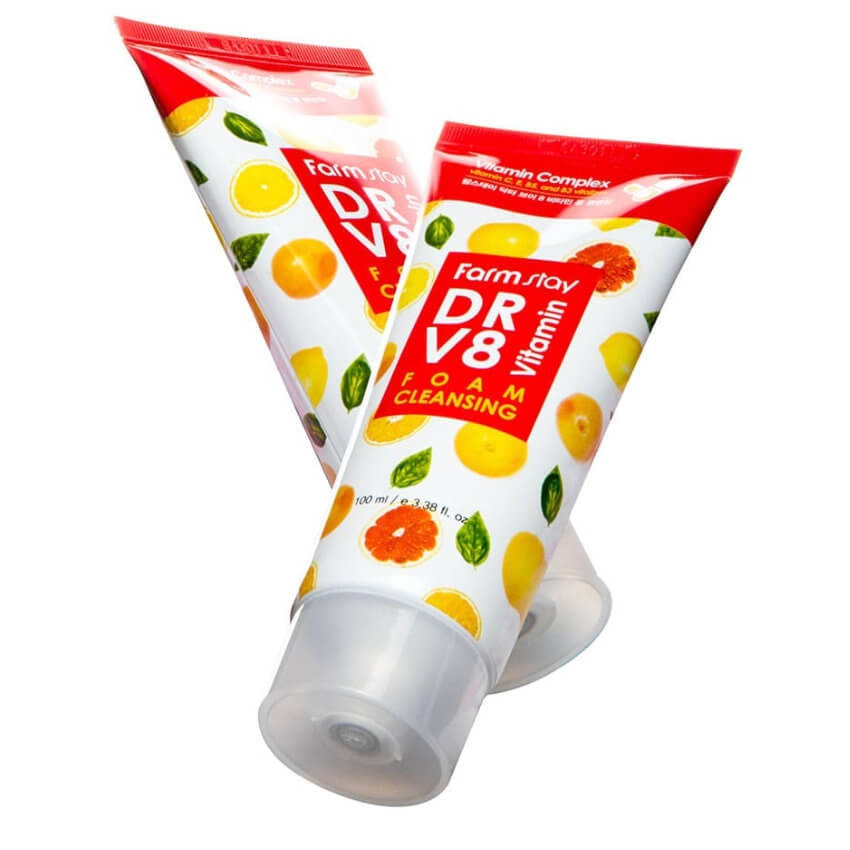 

Витаминная очищающая пенка FARM STAY DR V8 Vitamin Foam Cleansing