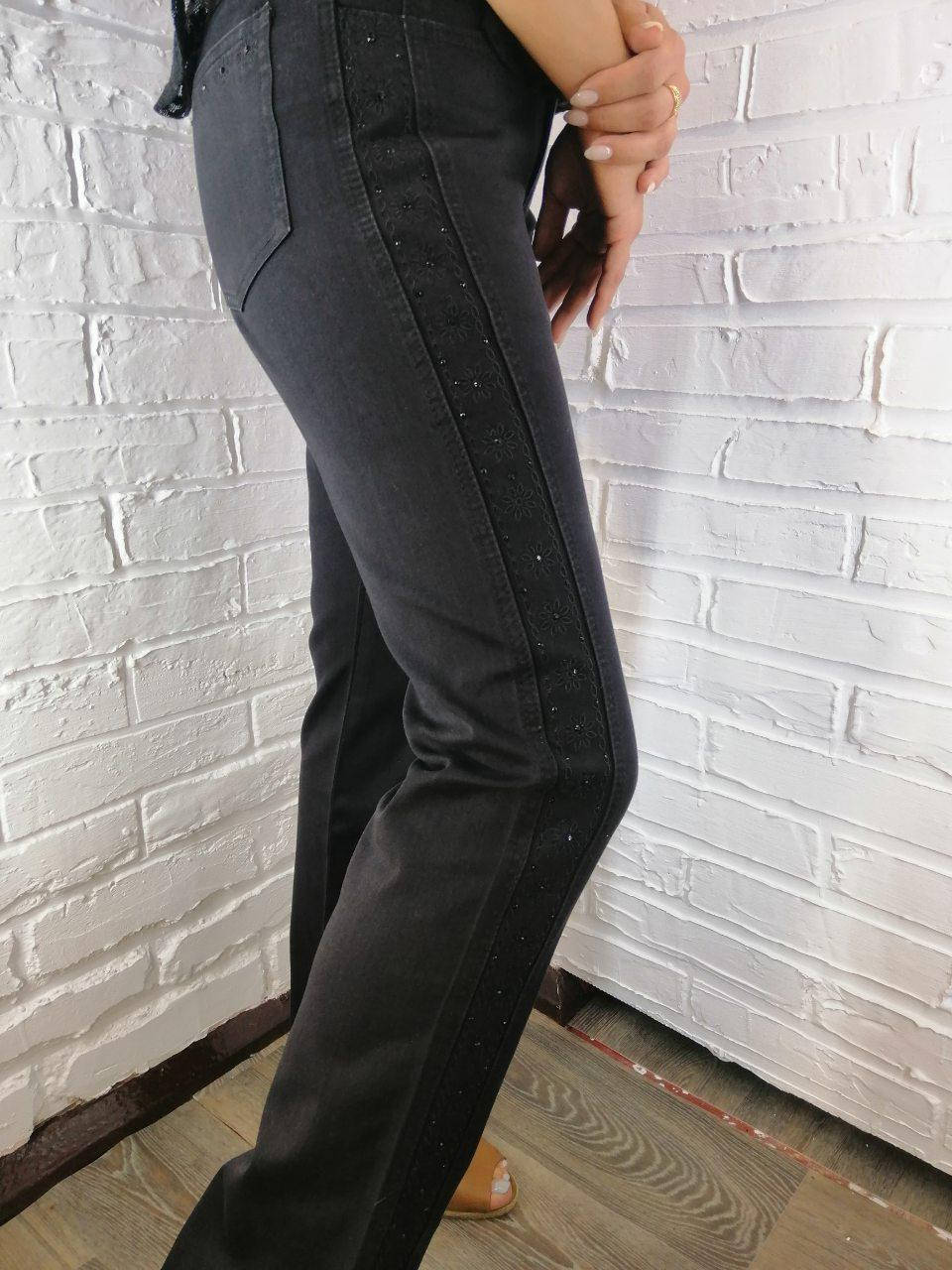 

Джинсы женские 11979/2 черные 27-32 31, Черный