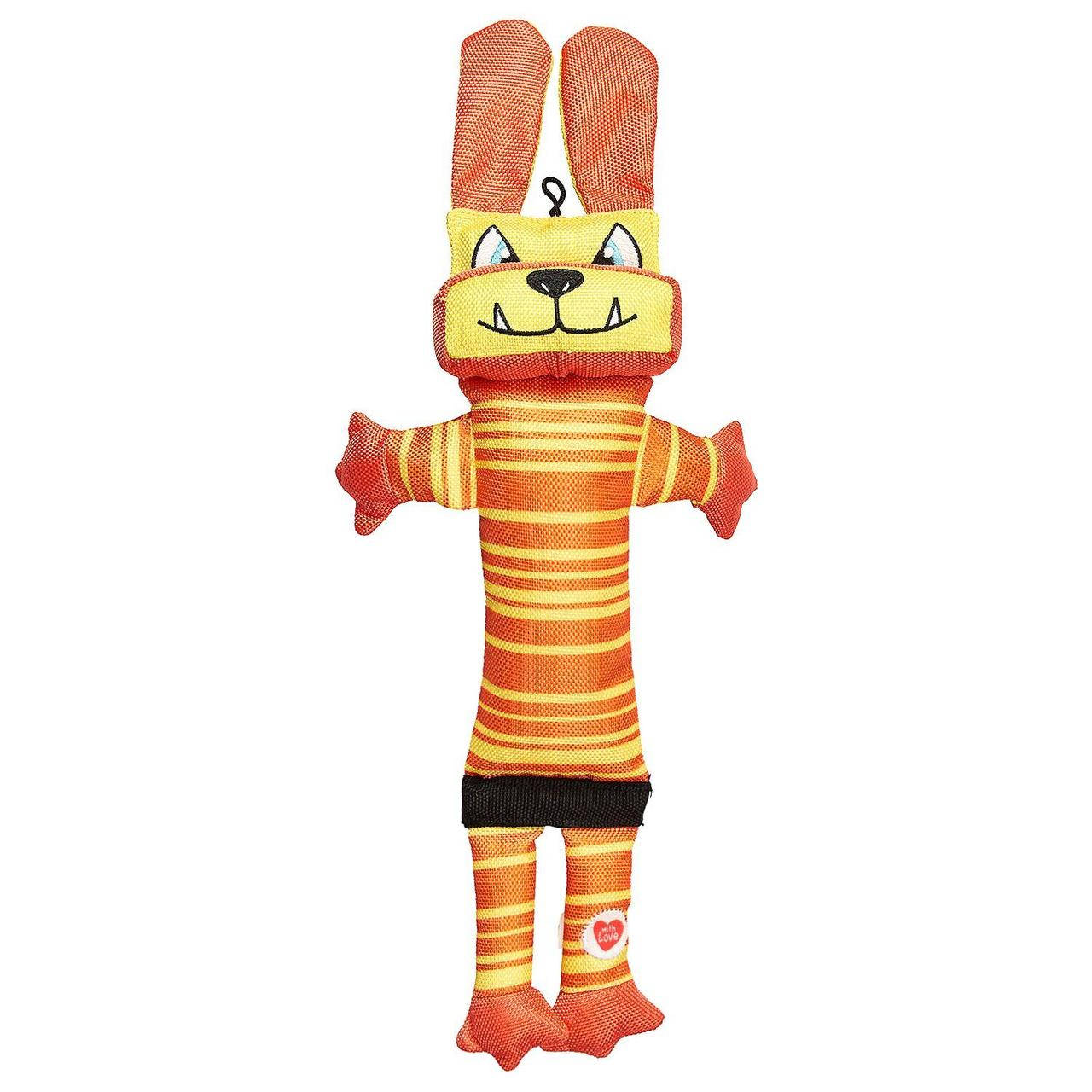 

GimDog Робот оранжевый с пищалкой - игрушка для собак 38 см