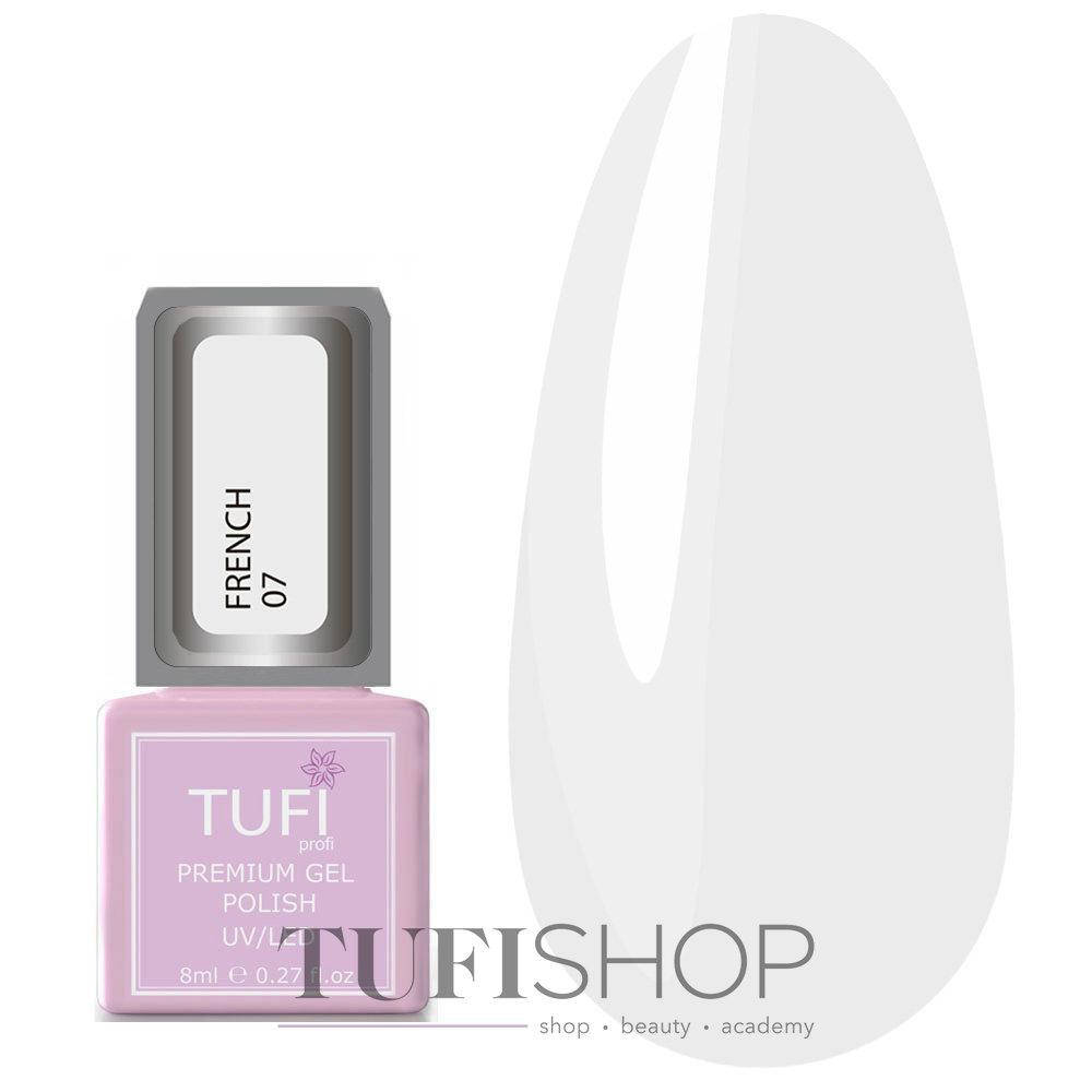 

Гель-лак TUFI profi PREMIUM French 07 кокосовый 8мл (0102543)