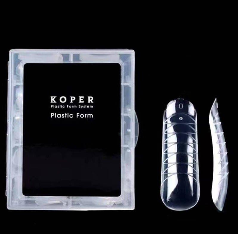 

Koper Пластиковые верхние формы для наращивания GL05, Прозрачный