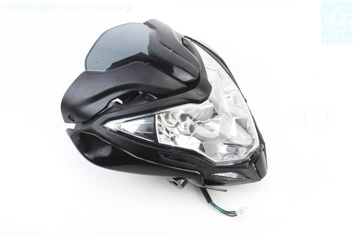 

PULSAR NS-200 пластик - обтекатель фары + фара, ветровик, к-кт (351214)