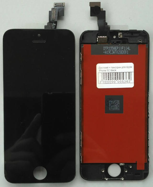 

Дисплей + тачскрин для Apple iPhone 5C Black, Белый