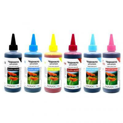 

Чернила Makkon для Epson L800/L805/L810, 6*250мл (KIT-EPS-L800-250)
