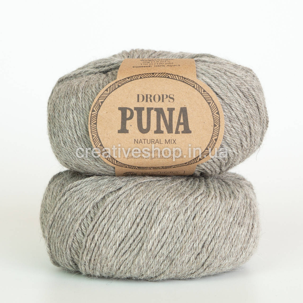 

Пряжа Drops Puna (цвет 06 grey)