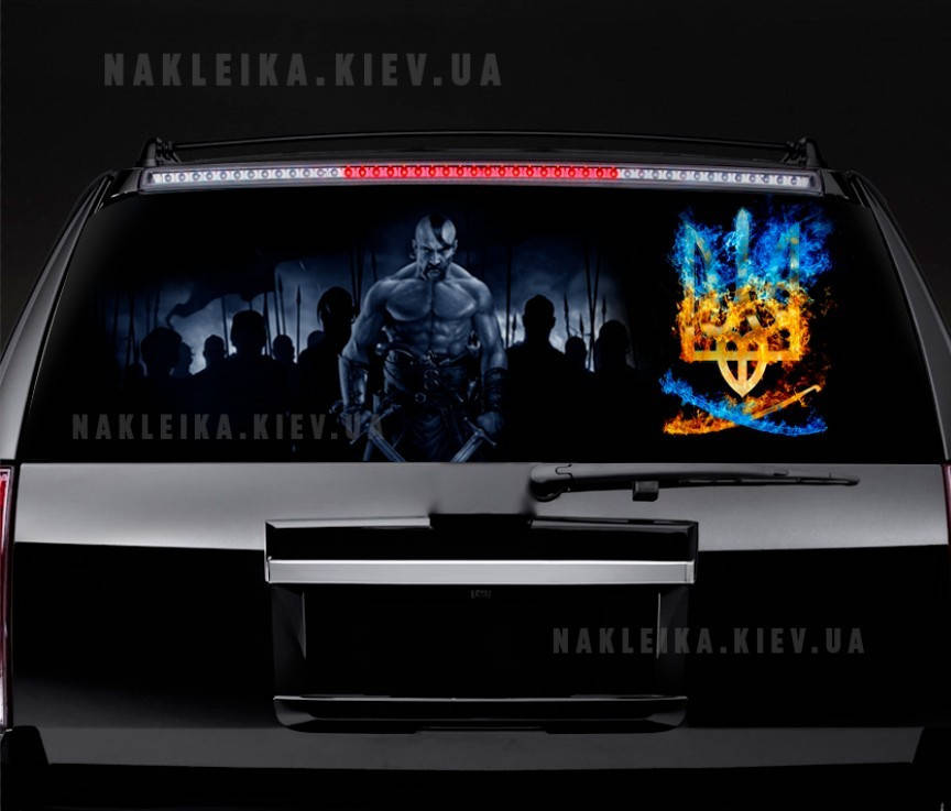 

Наклейки на заднее стекло авто 3D Naklei Ka 133 универсал