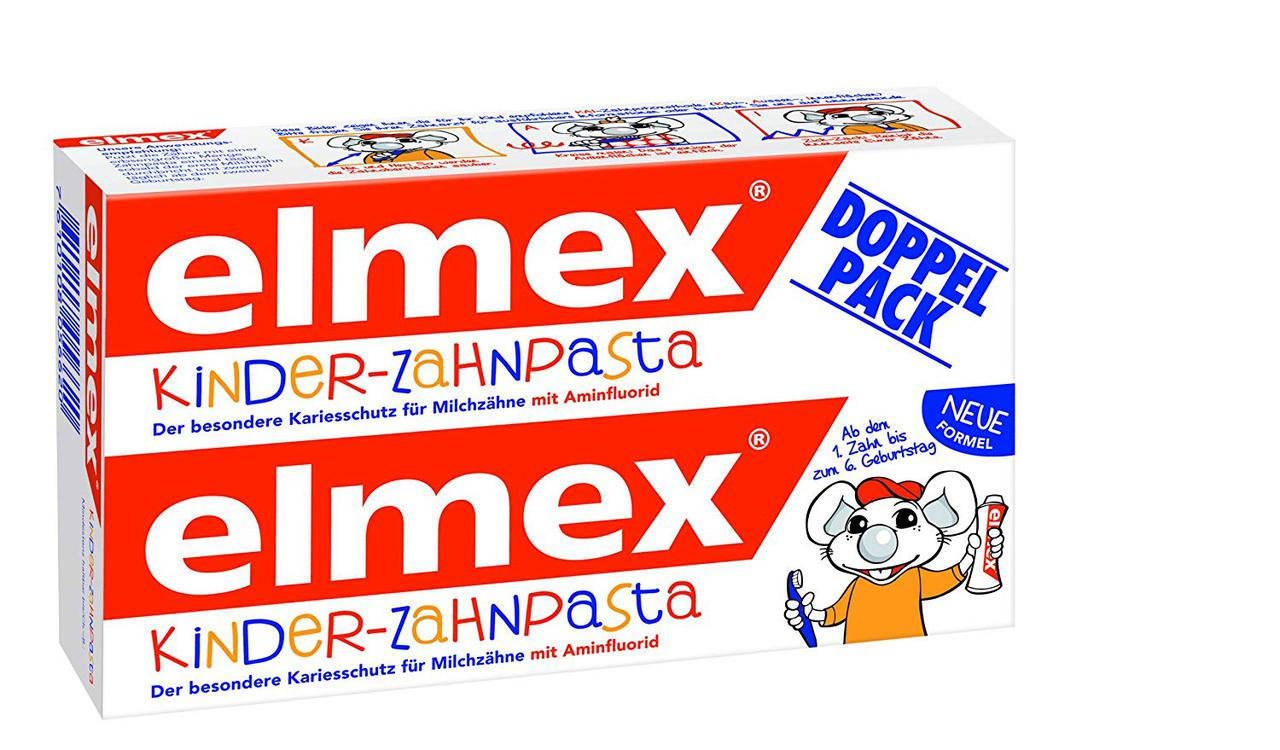 

Детская зубная паста Elmex Kinder DOPPELPACK Для детей от 2 до 6 лет 2 х 50ml