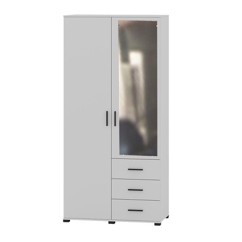 

Шкаф распашной ШП-4 с зеркалом (1000х520х2100) НИМФЕЯ АЛЬБА