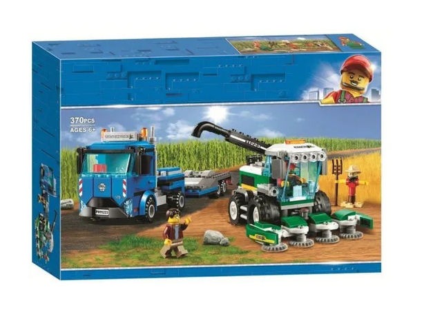 

Конструктор 11223 "Транспортировщик для комбайнов" 370 деталей, Белый