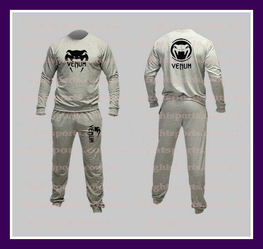 

Мужской Спортивный костюм VENUM (ВЕНУМ) Серый ИНДОНЕЗИЯ "В стиле"
