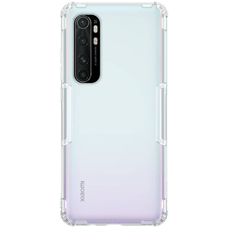 

Чехол Nillkin Nature TPU case для Xiaomi Mi Note 10 Lite White, Прозрачный