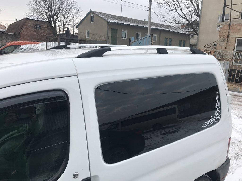 

Рейлинги Peugeot Partner 1998-2007 OLD (КЛЕЙ) "Хром" STF (Турція), Компл.