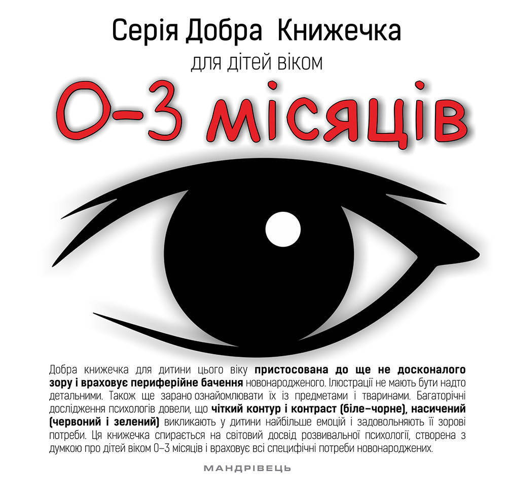 

Книга Добра Книжечка для дітей віком 0-3 місяці. Автор - Agnieszka Starok (Мандрівець)