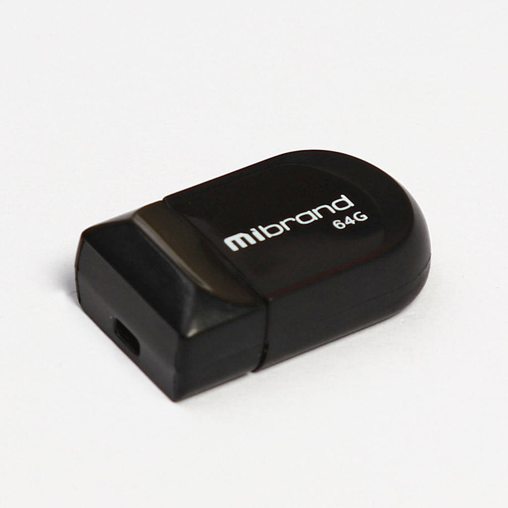 

Флеш-накопичувач Mibrand USB2.0 Scorpio 64GB Black, Черный