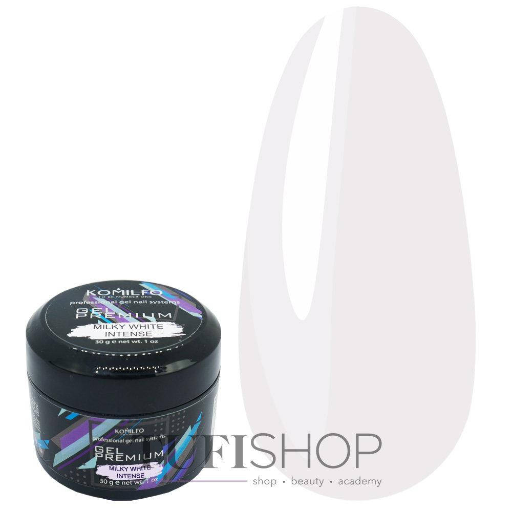 

Komilfo Gel Premium Milky white intense-интенсивный молочный,30 мл (876086)