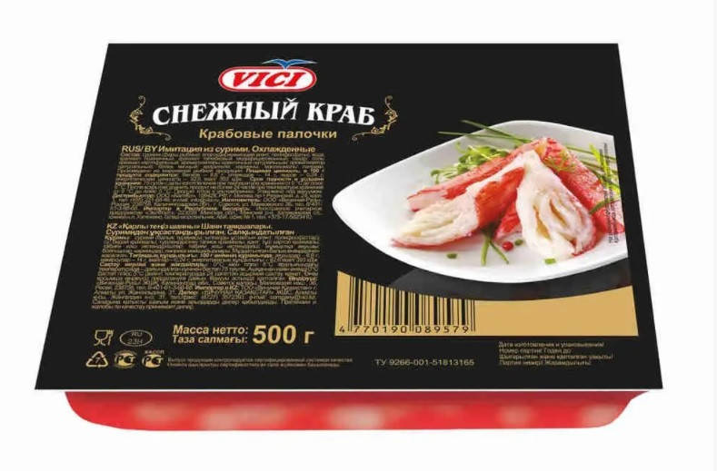

Крабовые Палочки Vici 500 гр