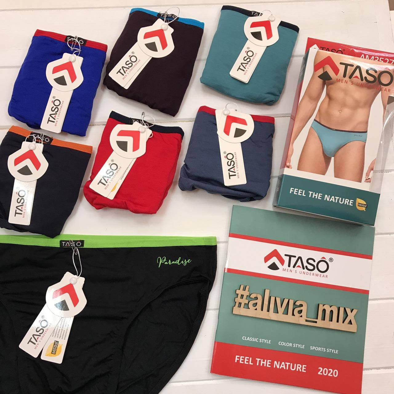 

Однотонные плавки на тонкой резинке от TASO Черный, 3XL