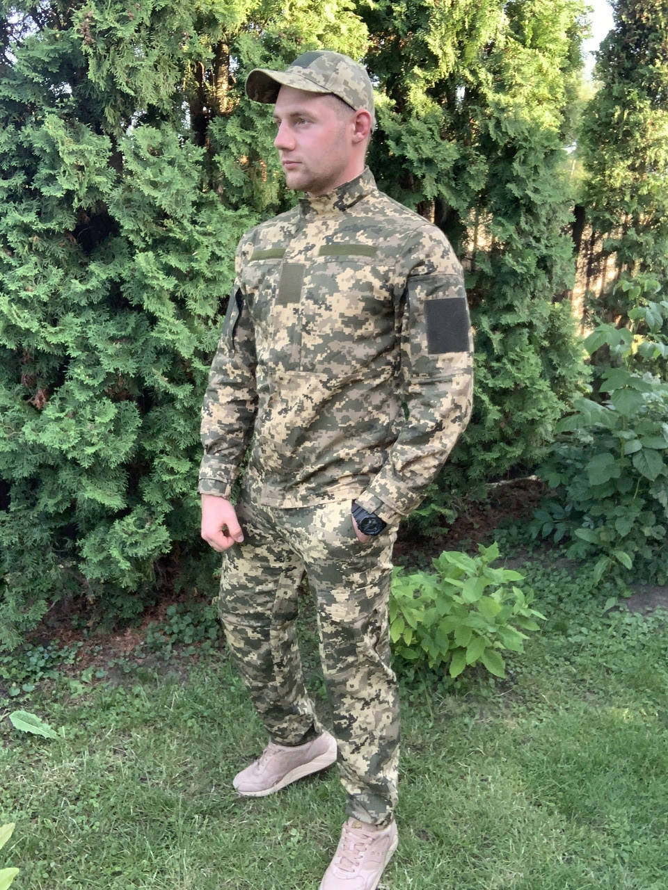 

Военная форма пиксель ВСУ,Пиксельная военная форма,Форма пиксель,Летняя военная форма (46/48/50/52/54/56 р.), Песочный