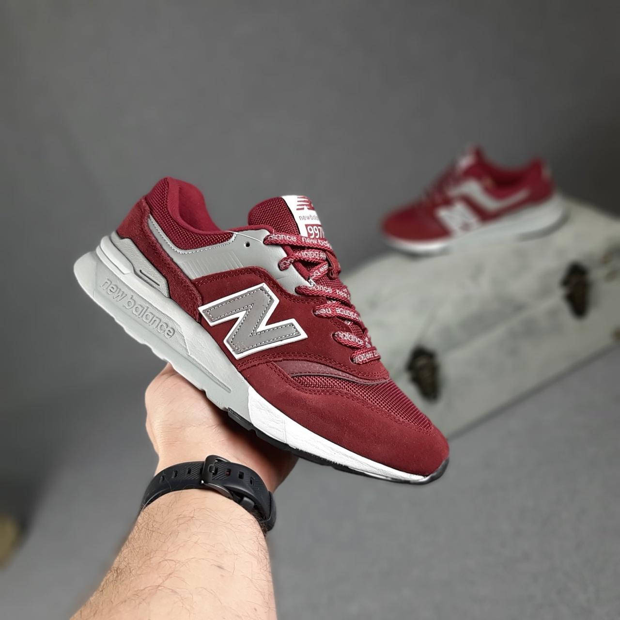 

Мужские кроссовки New Balance 997 Бордовые, Бордовый