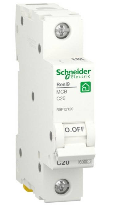 

Автоматический выключатель RESI9 6kA 1P 20A C Schneider Electric