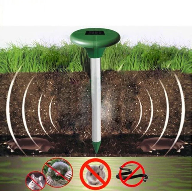

Ультразвуковой отпугиватель кротов грызунов на солнечной батарее Solar Rodent Repeller