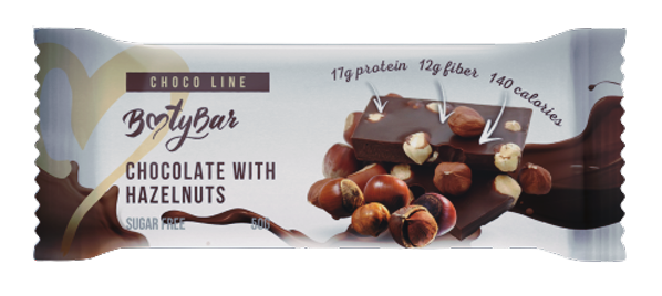 

Протеиновый батончик BootyBar Choco Line Шоколад с Фундуком (50 грамм)