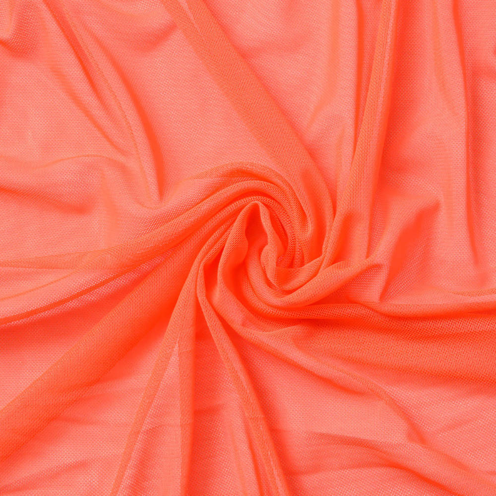 

Сетка стрейч неон корал