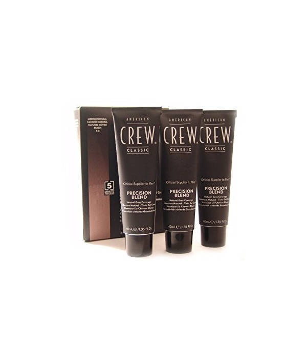 

Система маскировки седины (уровень 5-6) American Crew Classic Precision Blend Medium Ash (3x40 мл.)