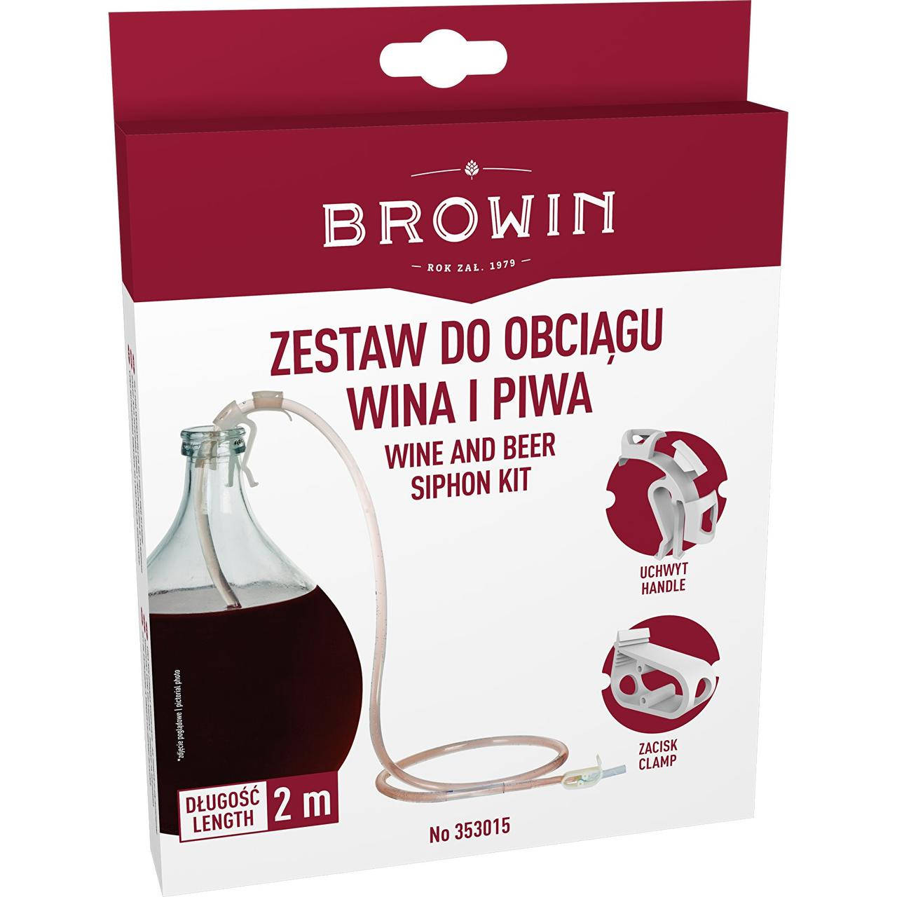 

BIOWIN набор для переливания вина с зажимом и держателем