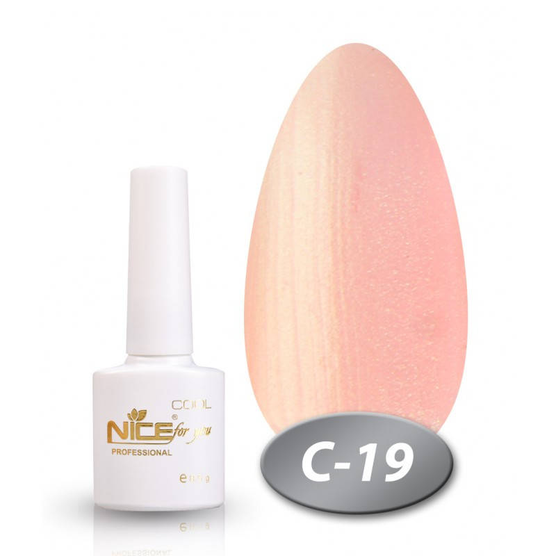 

Гель-лак Nice for you Cool C-19 розовый перламутр 8,5 мл