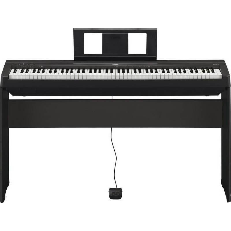 

Цифровое пианино Yamaha P-45 (педаль, пюпитр и блок питания)
