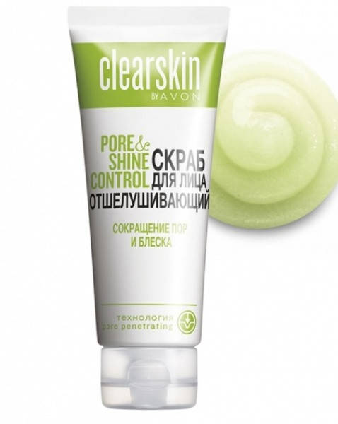 

Отшелушивающий скраб для лица «Уменьшение пор и блеска» (75 мл) Clearskin AVON