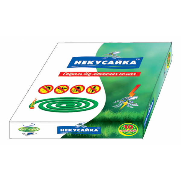 

Спирали Некусайка от летающих насекомых, 10 шт