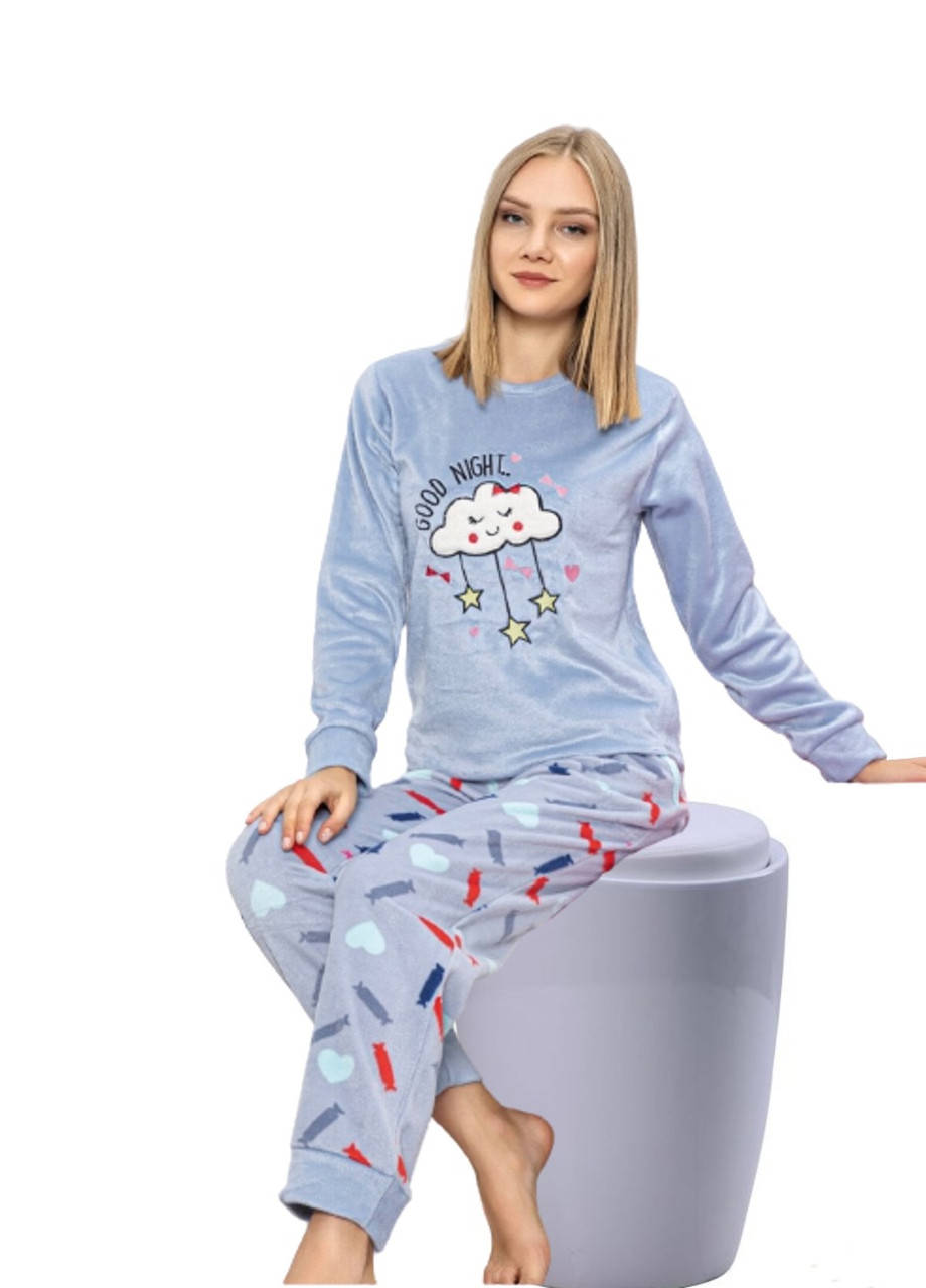 

Флисовая пижама женская 90107