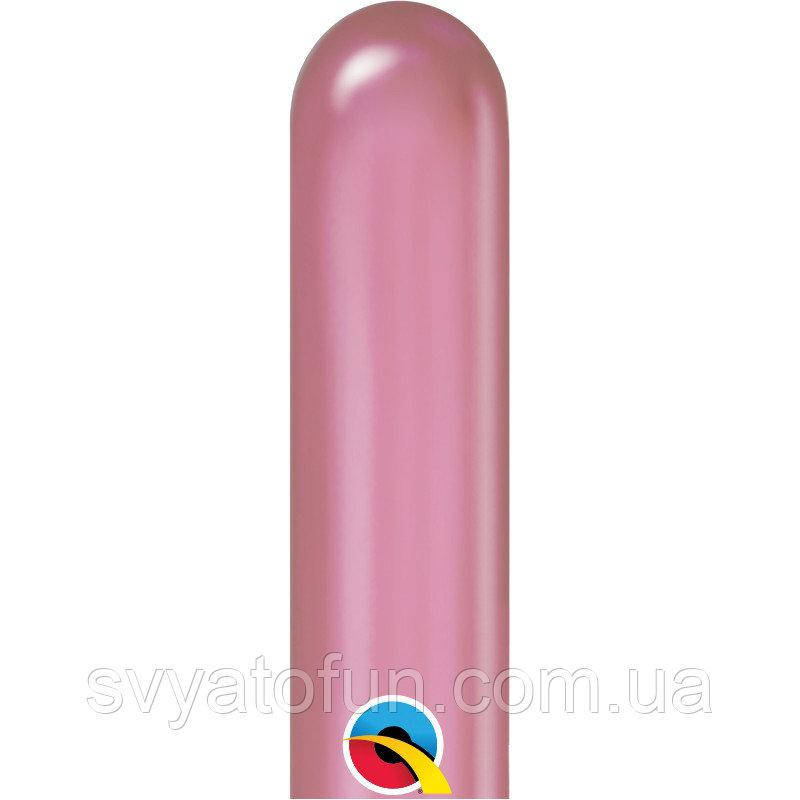 

Латексные шарики ШДМ 260Q хром Mauve (розовый) 10шт/уп Qualatex