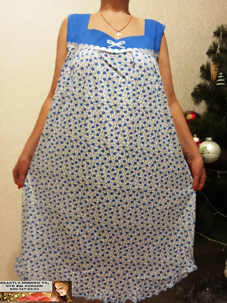 

Сорочка ночная без рукавов размеры 50, 52, Разные цвета