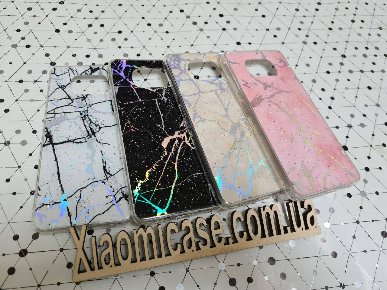 

Чехол накладка Силикон Мрамор для Xiaomi Poco X3, Разные цвета