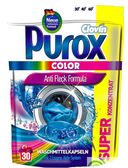 

Капсулы для стирки цветного белья Purox Color 30шт